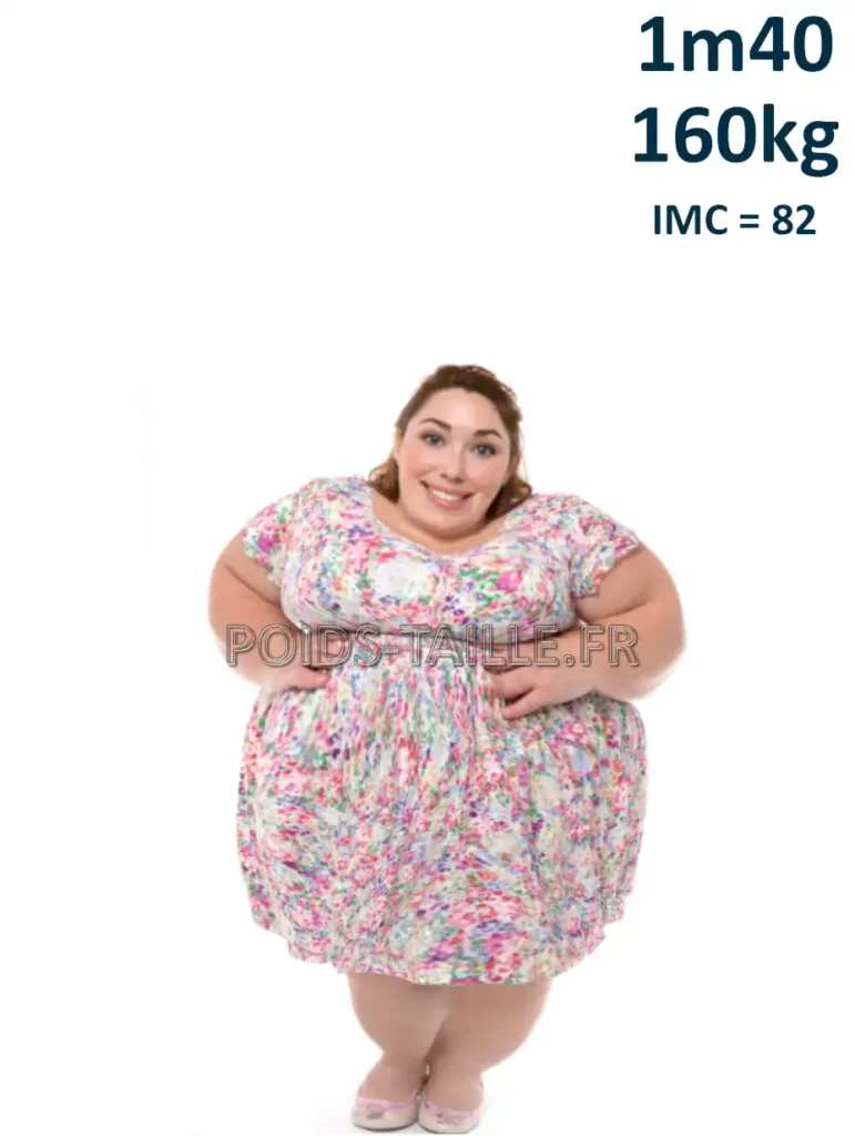 1m40 140cm 160kg Femme