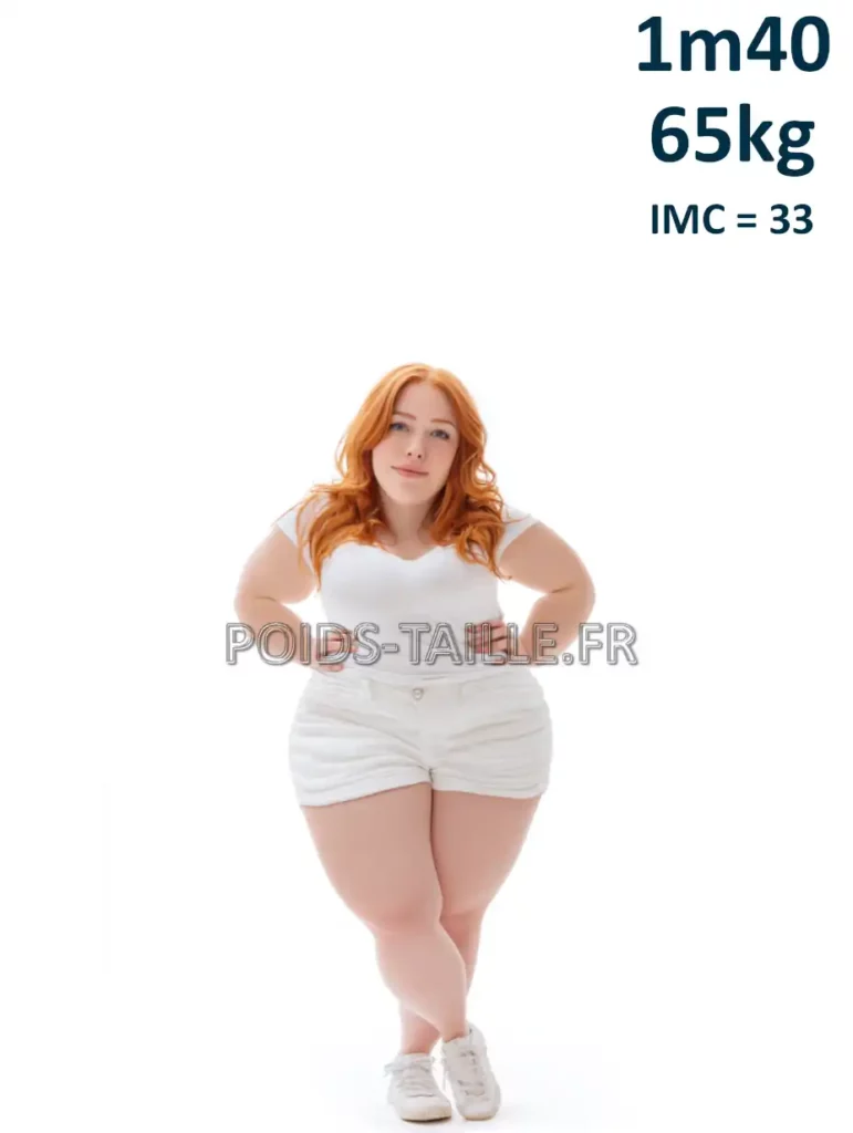 1m40 140cm 65kg Femme