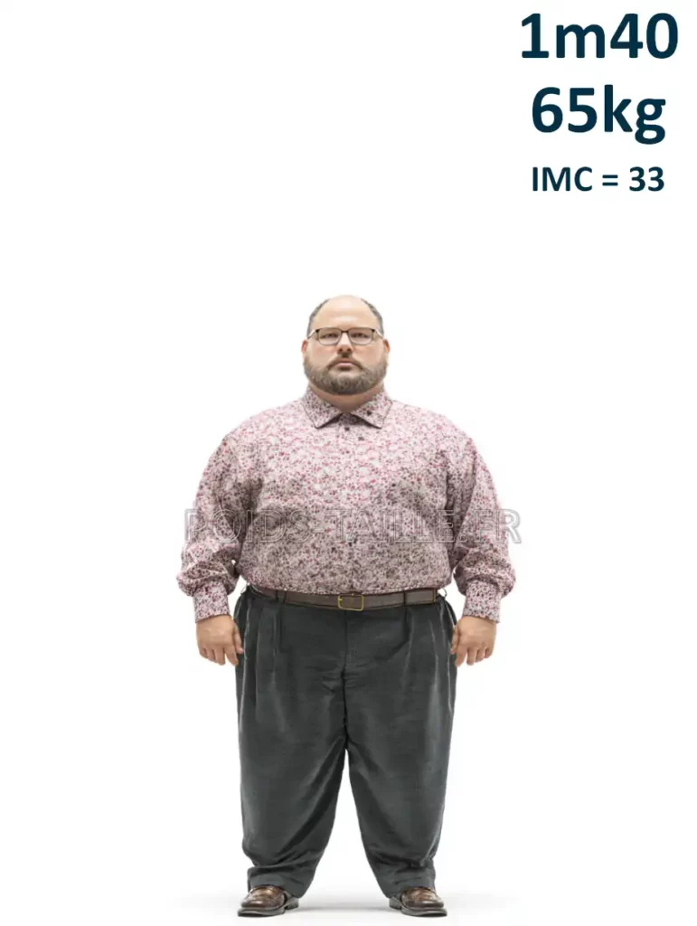 1m40 140cm 65kg Homme