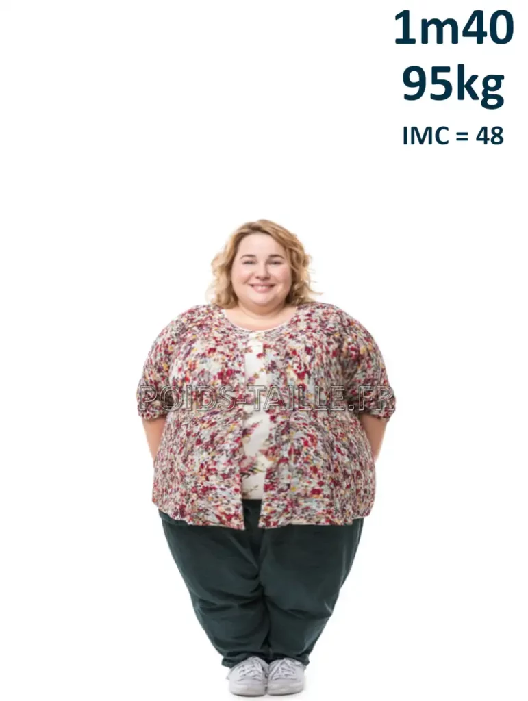 1m40 140cm 95kg Femme