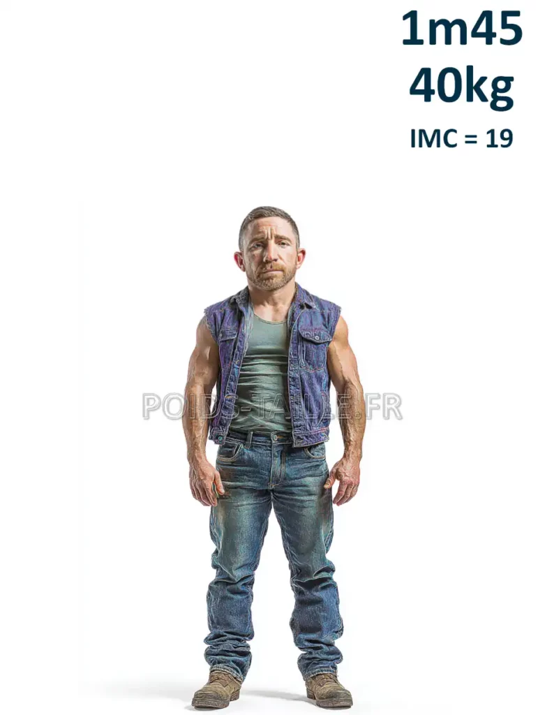 1m45 145cm 40kg Homme