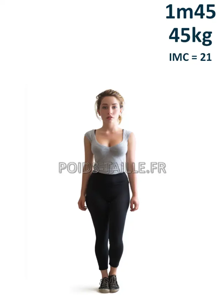 1m45 145cm 45kg Femme