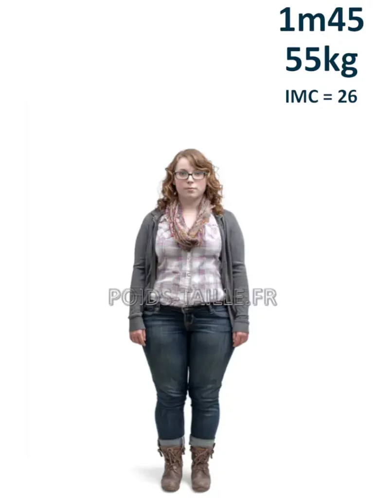 1m45 145cm 55kg Femme
