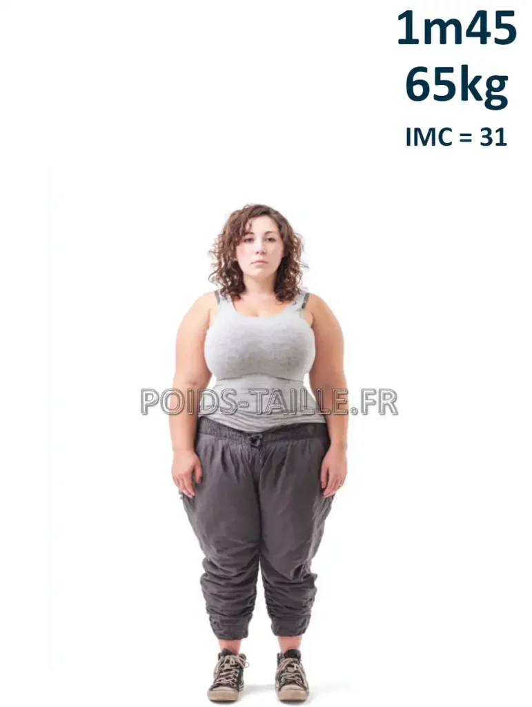 1m45 145cm 65kg Femme