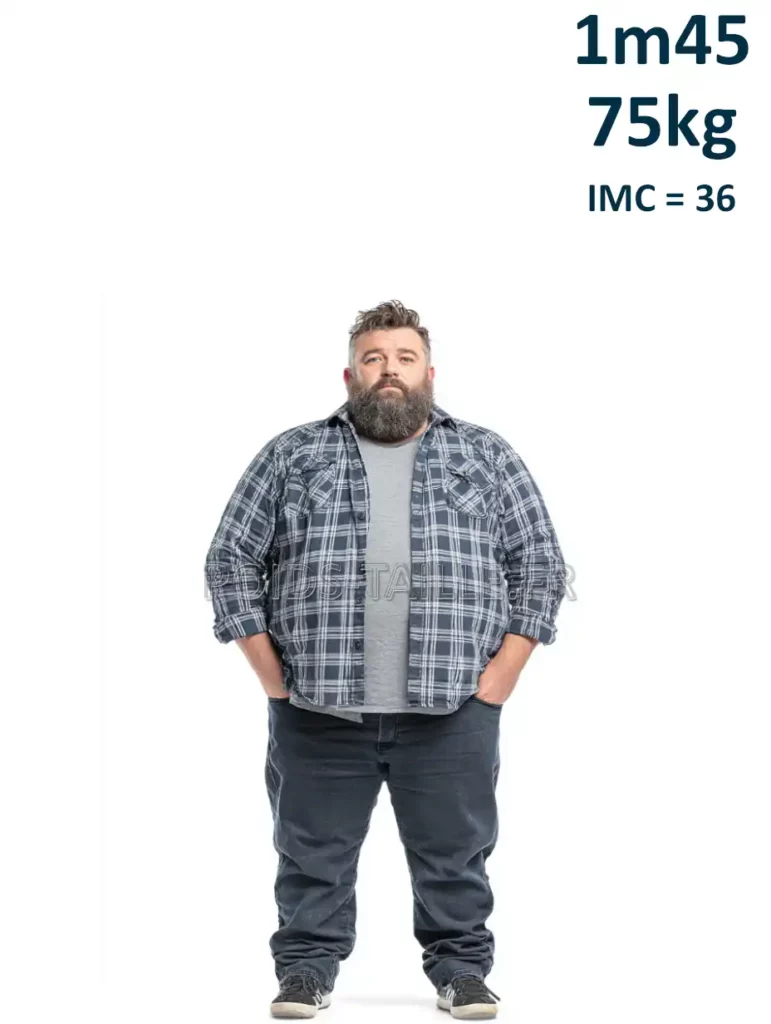 1m45 145cm 75kg Homme