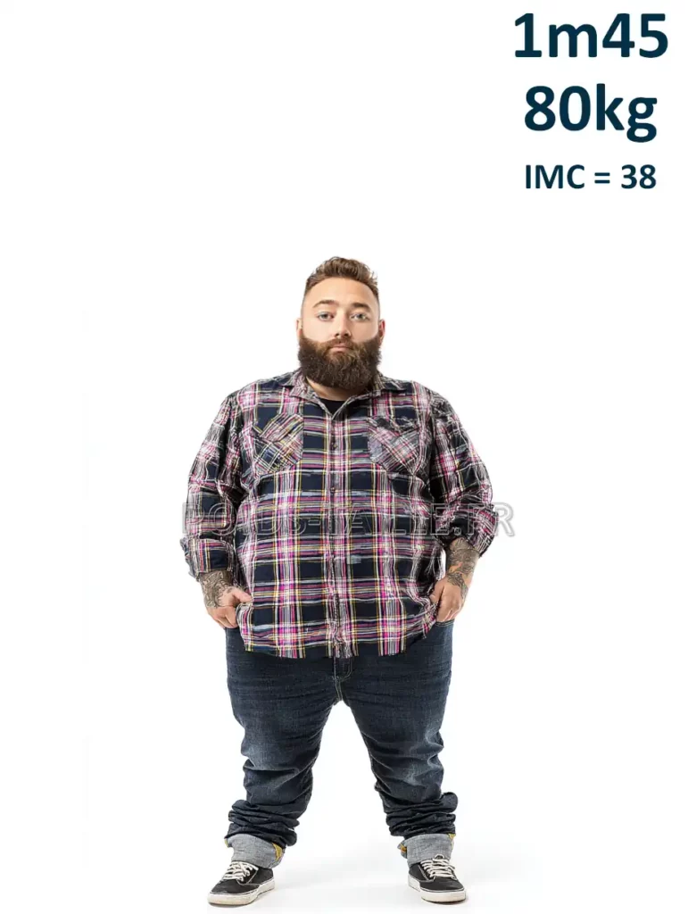 1m45 145cm 80kg Homme