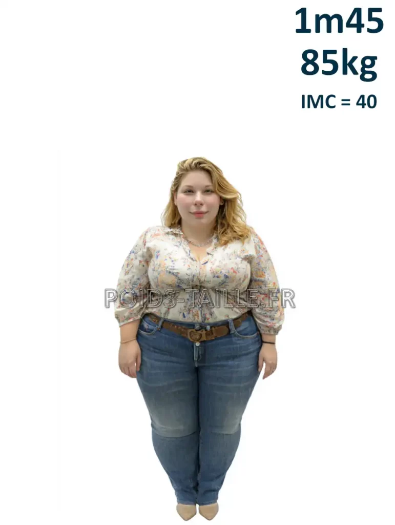 1m45 145cm 85kg Femme
