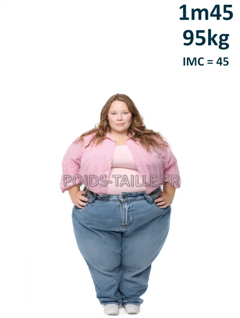 1m45 145cm 95kg Femme