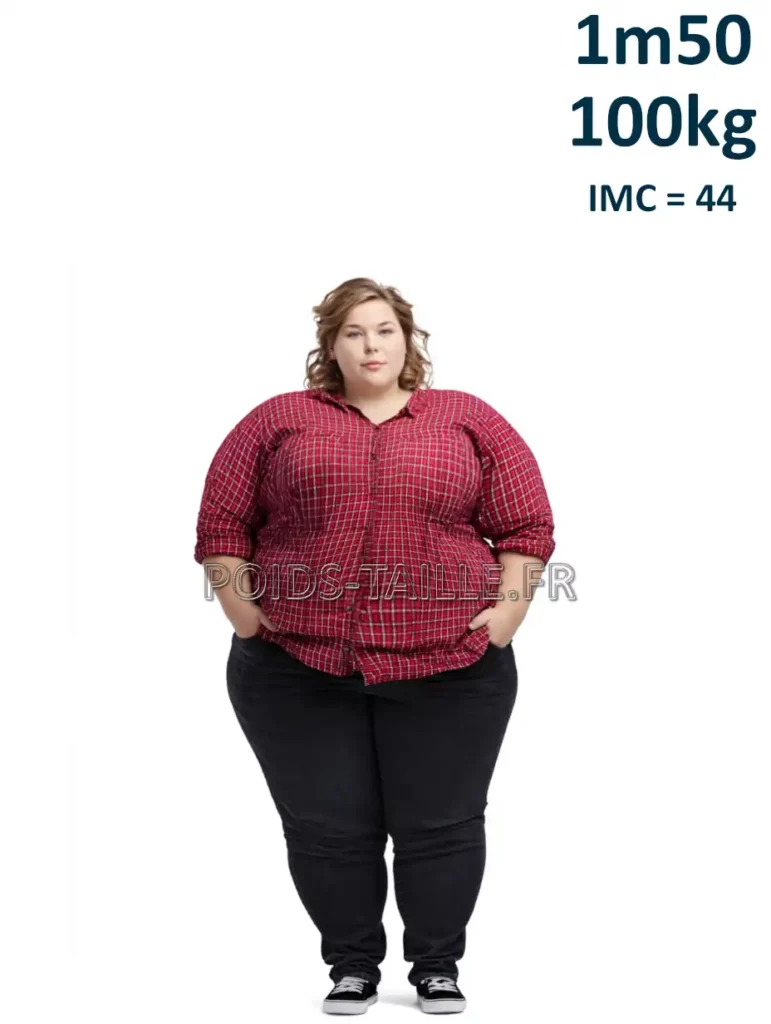 1m50 150cm 100kg Femme