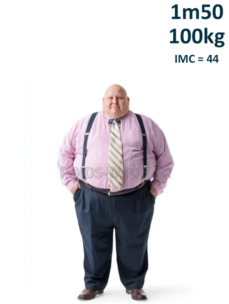 1m50 150cm 100kg Homme