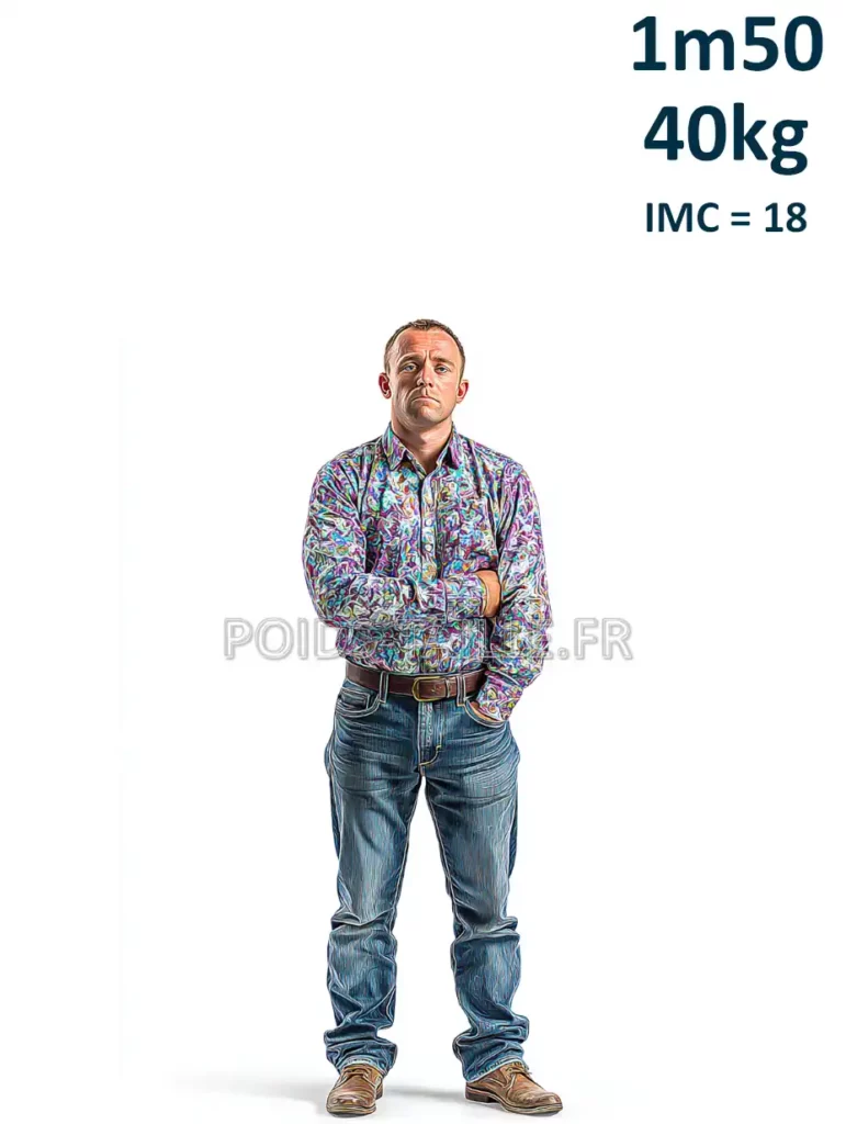 1m50 150cm 40kg Homme