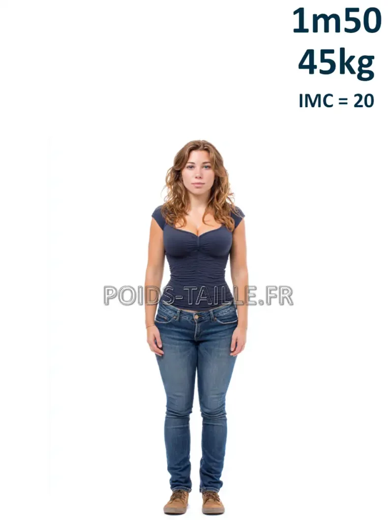 1m50 150cm 45kg Femme