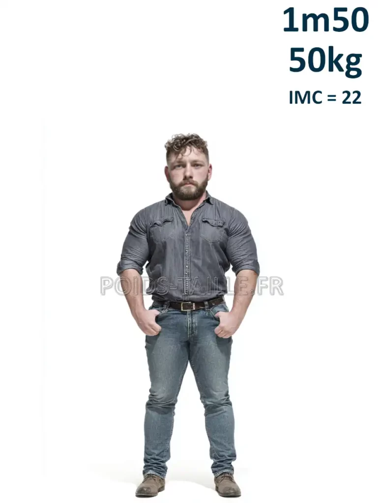 1m50 150cm 50kg Homme