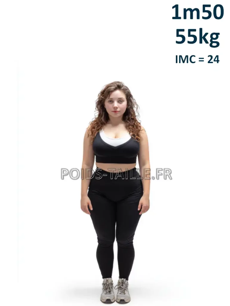 1m50 150cm 55kg Femme