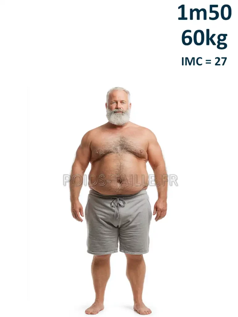 1m50 150cm 60kg Homme