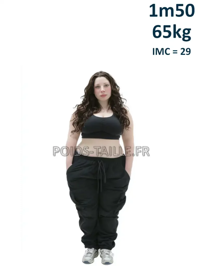 1m50 150cm 65kg Femme