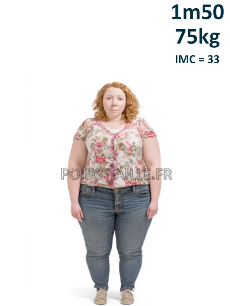 1m50 150cm 75kg Femme