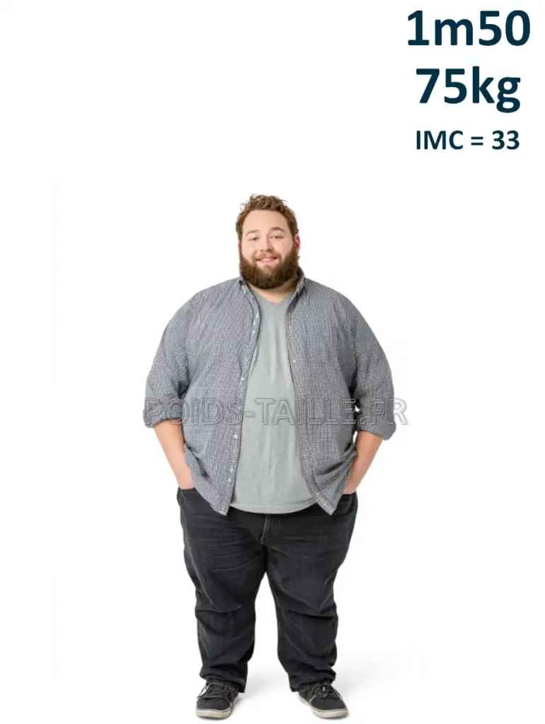 1m50 150cm 75kg Homme