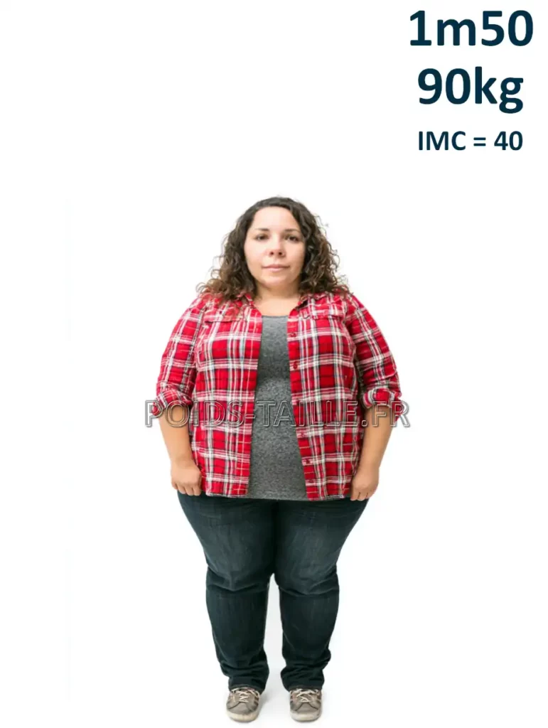 1m50 150cm 90kg Femme