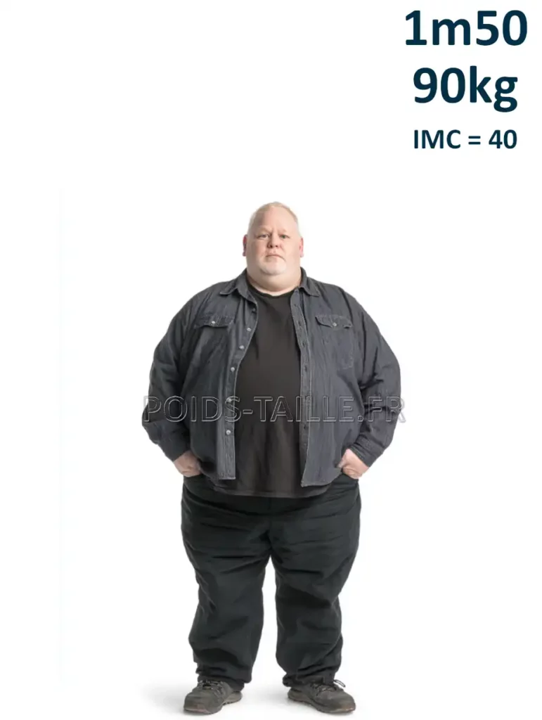 1m50 150cm 90kg Homme