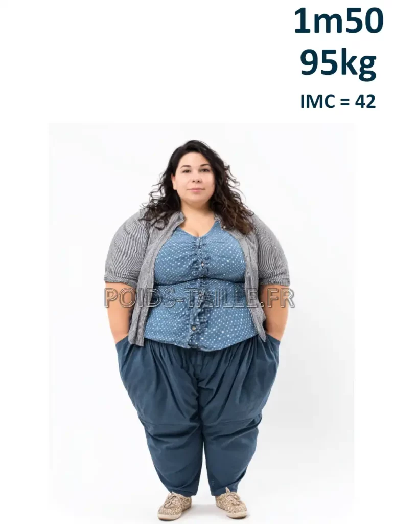 1m50 150cm 95kg Femme