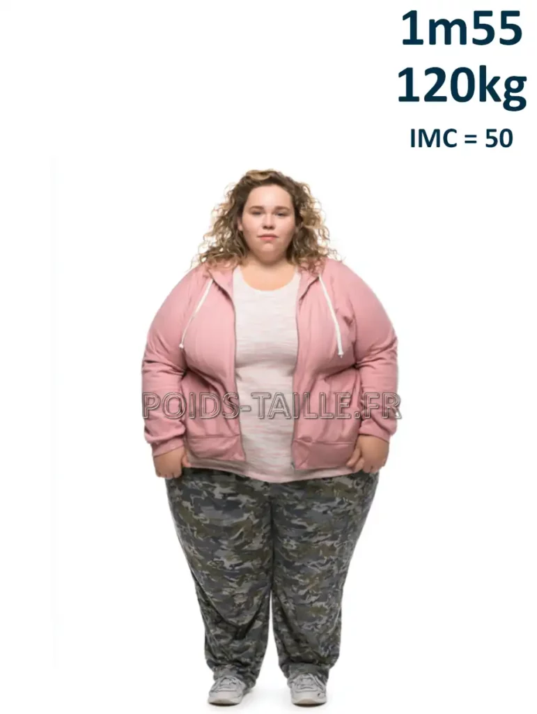 1m55 155cm 120kg Femme