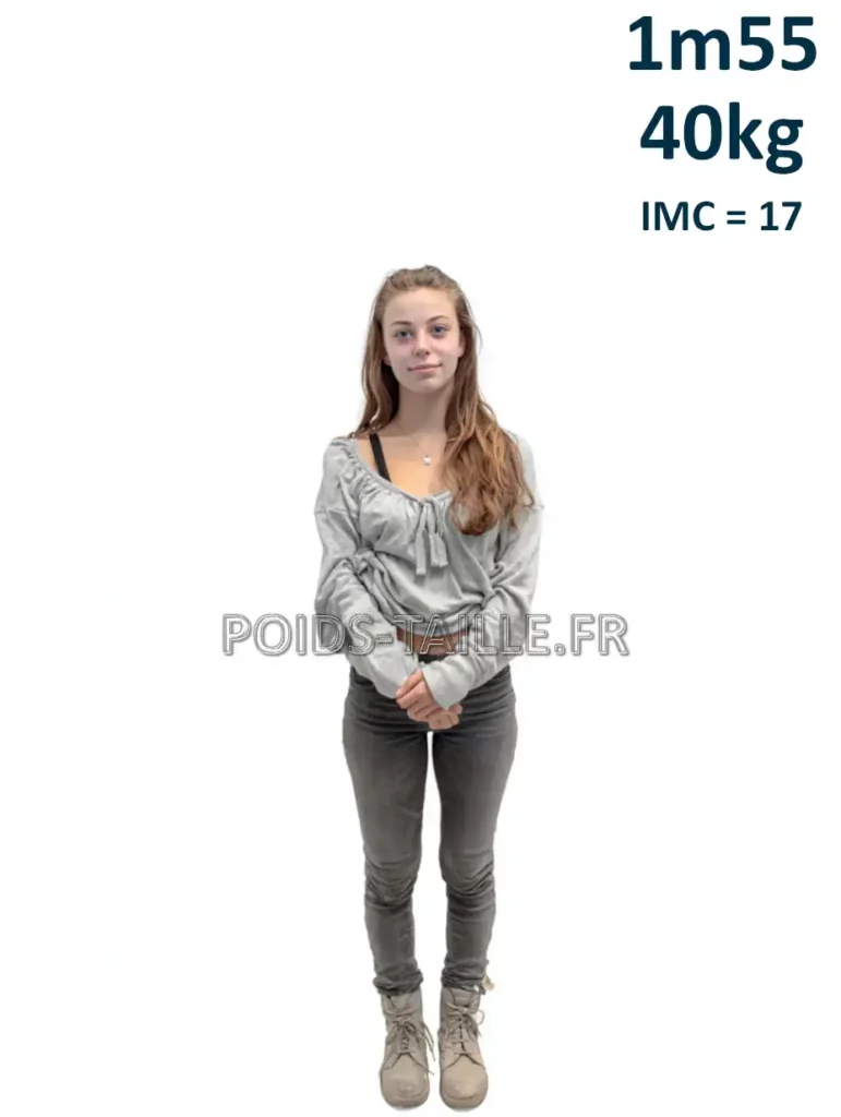 1m55 155cm 40kg Femme