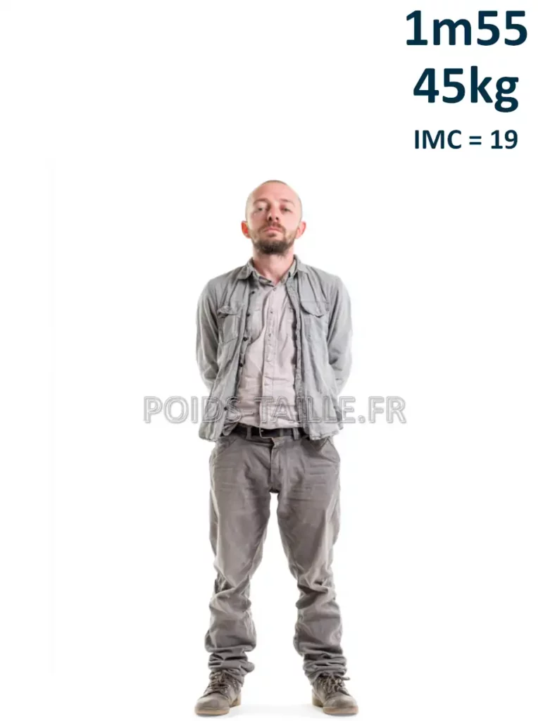 1m55 155cm 45kg Homme
