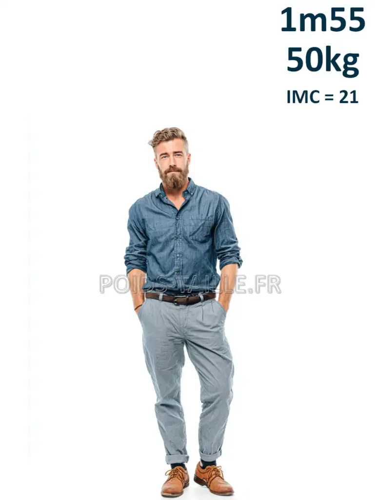 1m55 155cm 50kg Homme
