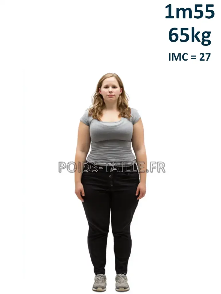 1m55 155cm 65kg Femme