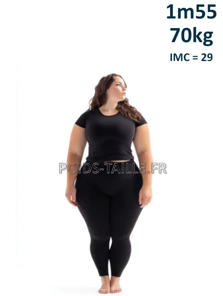 1m55 155cm 70kg Femme