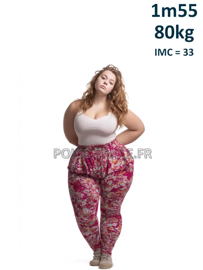 1m55 155cm 80kg Femme