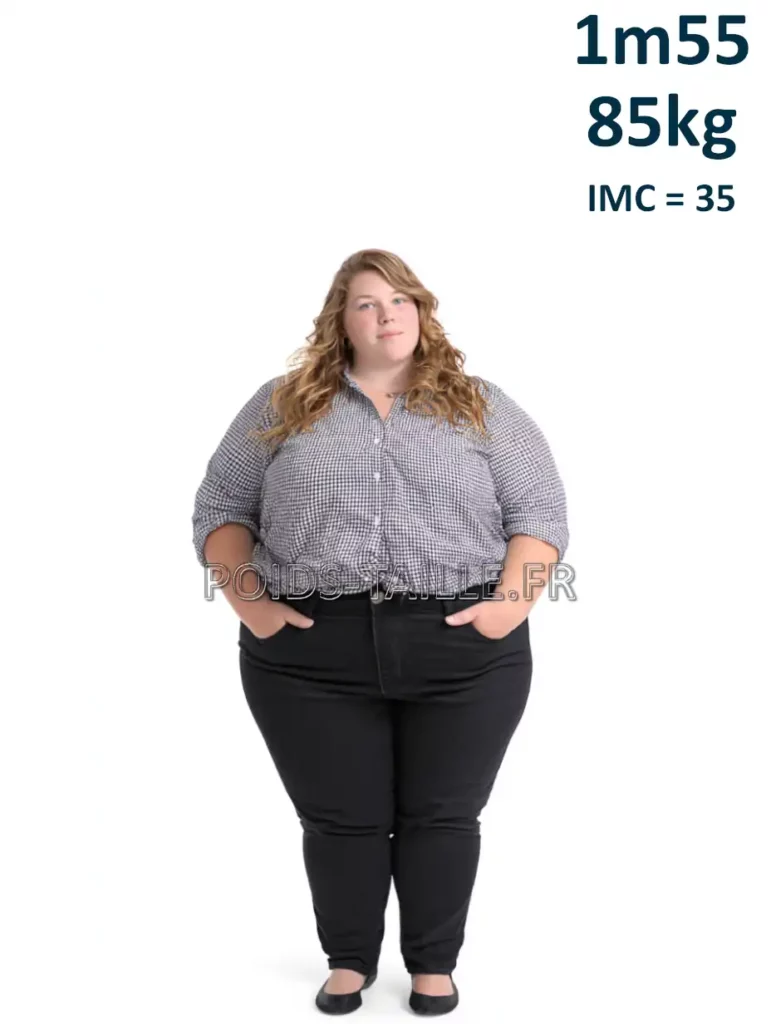 1m55 155cm 85kg Femme