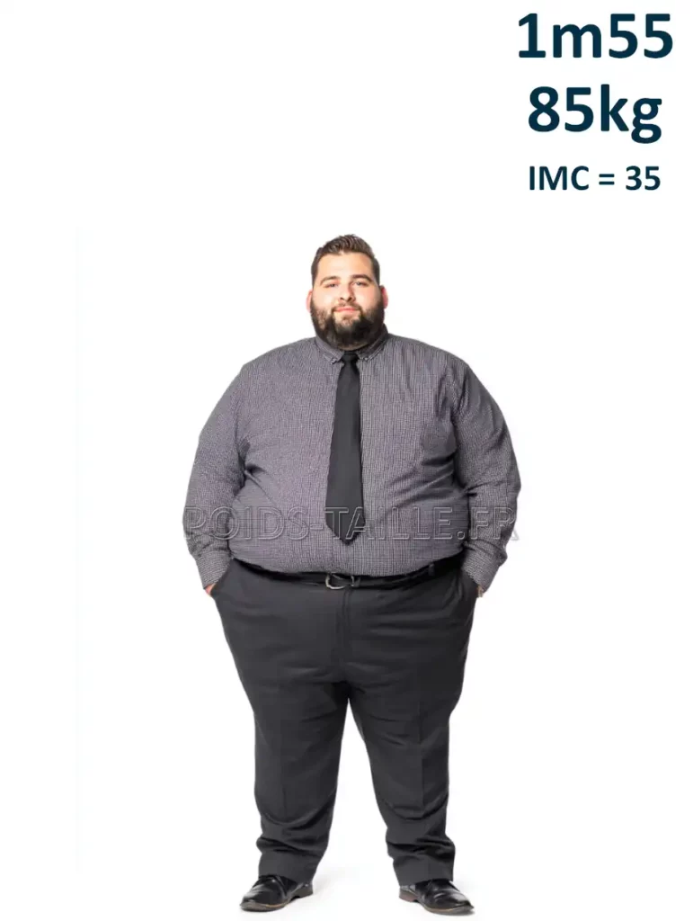 1m55 155cm 85kg Homme