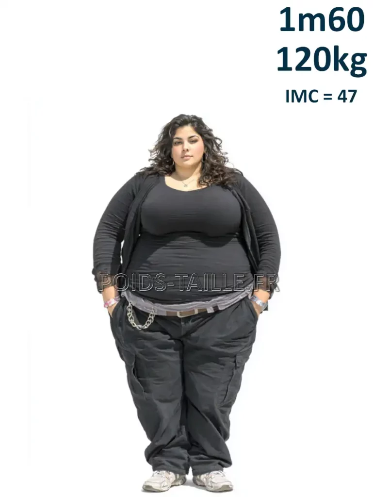 1m60 160cm 120kg Femme