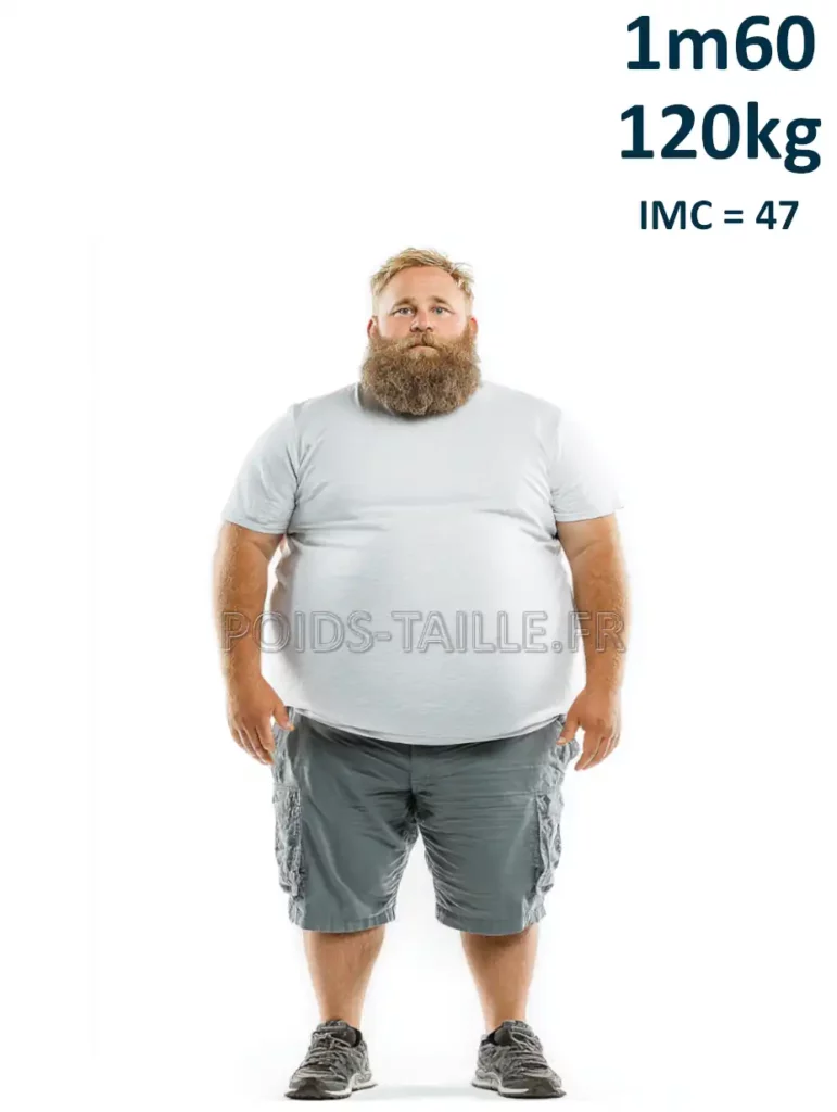 1m60 160cm 120kg Homme