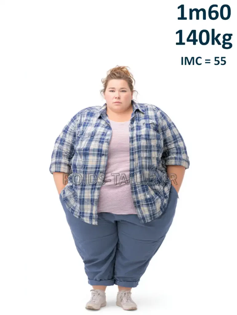 1m60 160cm 140kg Femme