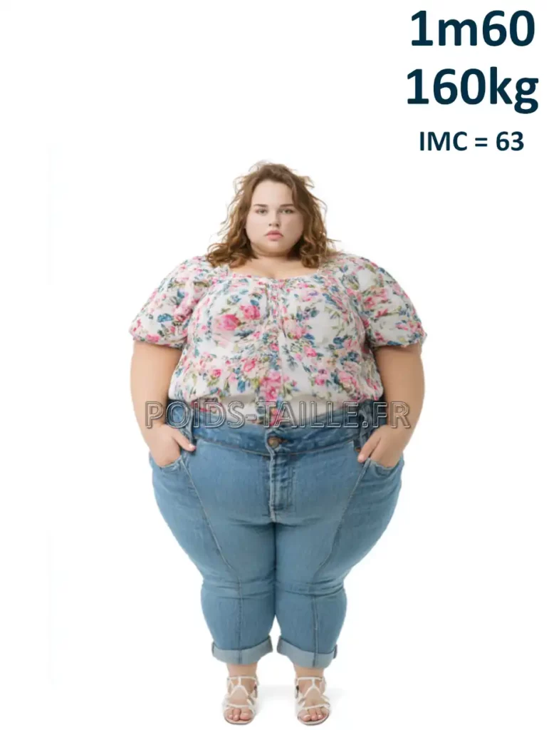 1m60 160cm 160kg Femme
