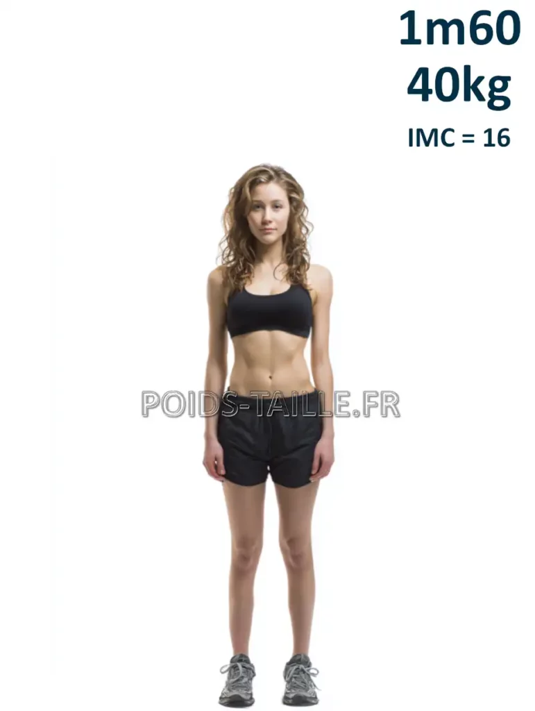 1m60 160cm 40kg Femme