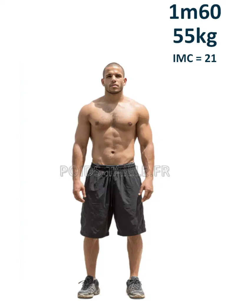 1m60 160cm 55kg Homme