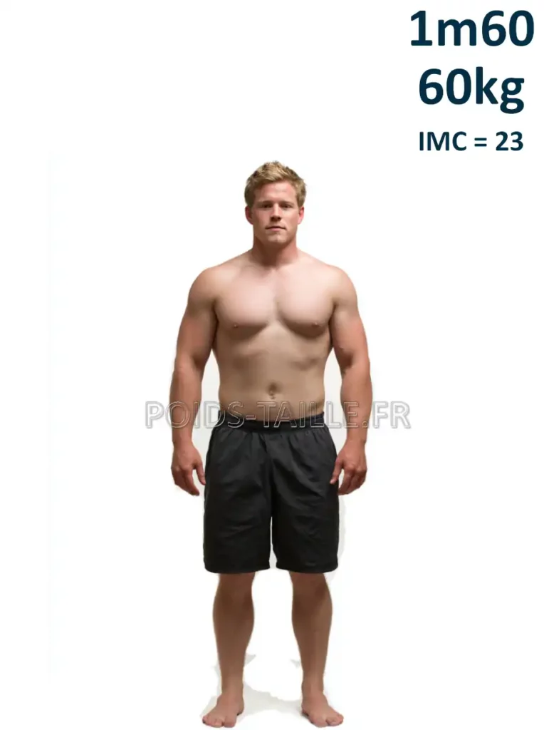 1m60 160cm 60kg Homme