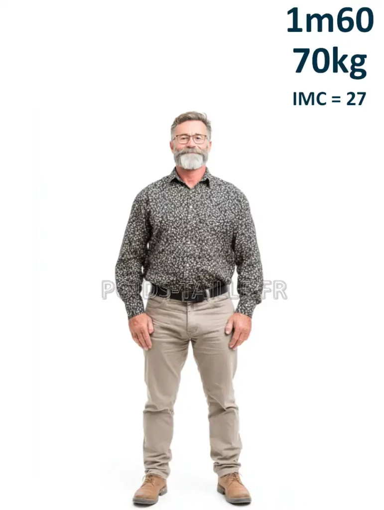 1m60 160cm 70kg Homme