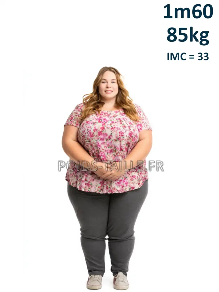 1m60 160cm 85kg Femme