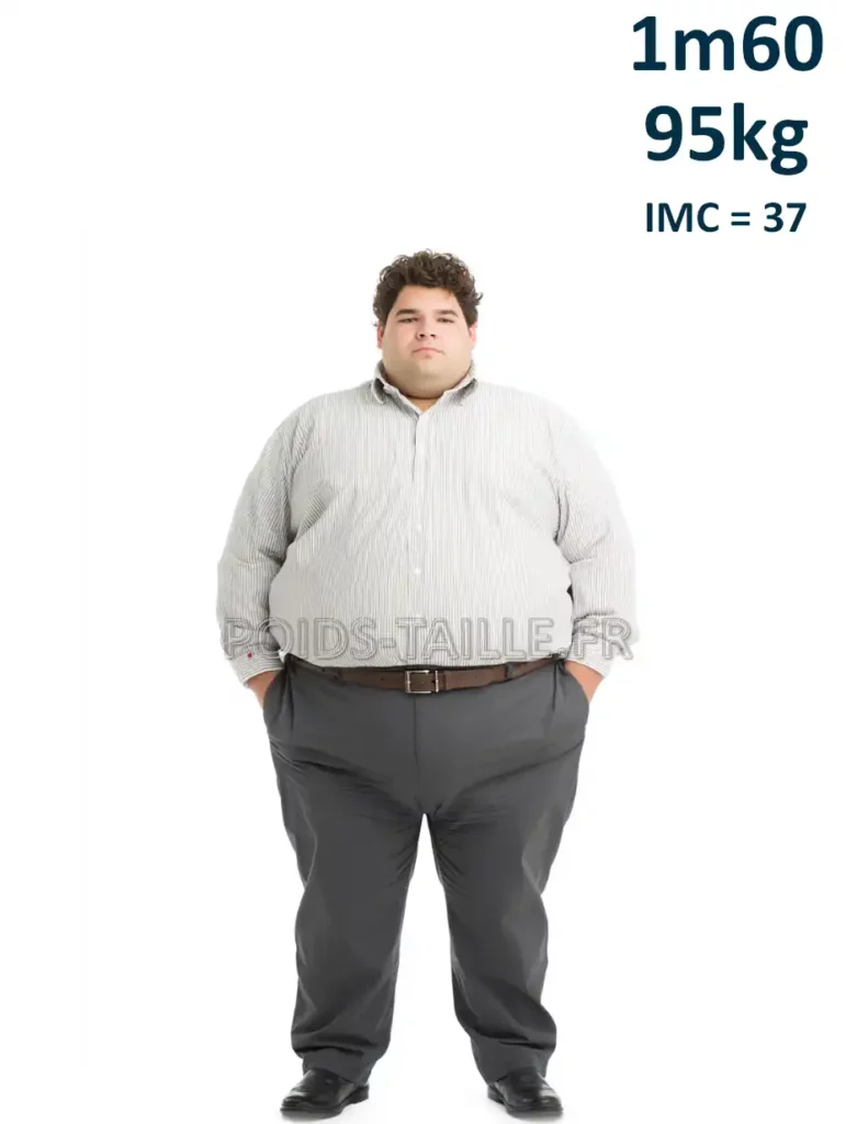 1m60 160cm 95kg Homme