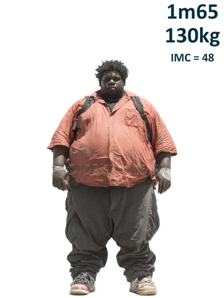 1m65 165cm 130kg Homme