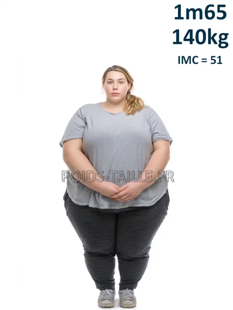 1m65 165cm 140kg Femme