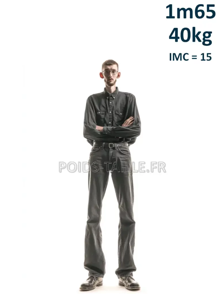 1m65 165cm 40kg Homme