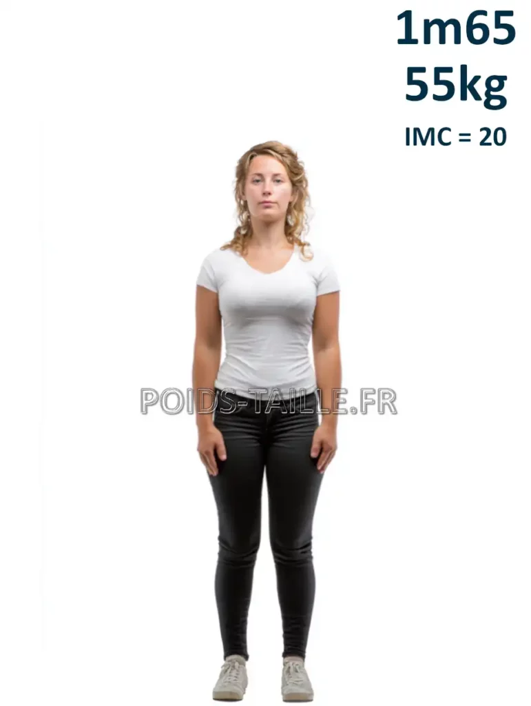 1m65 165cm 55kg Femme
