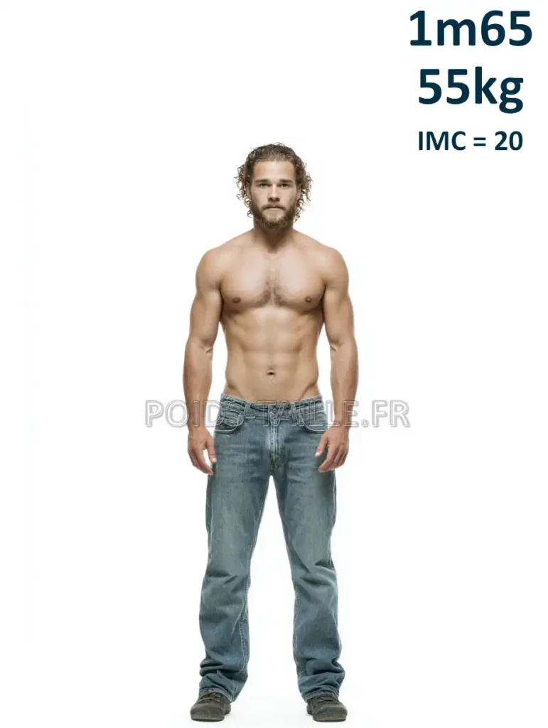 1m65 165cm 55kg Homme