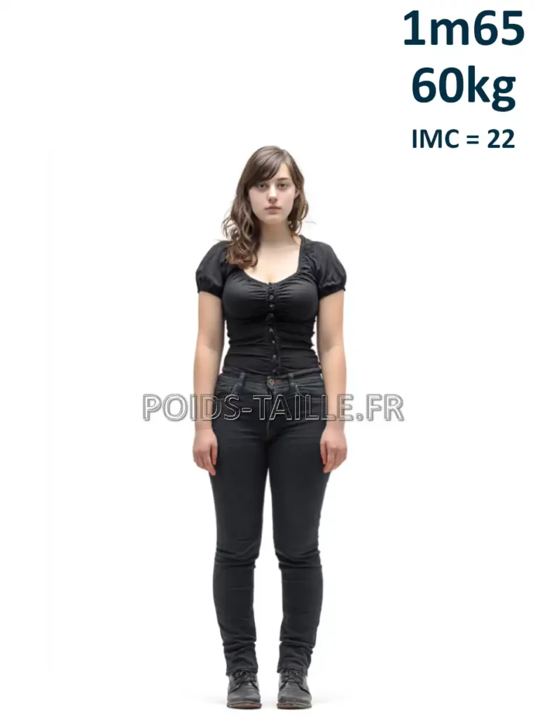 1m65 165cm 60kg Femme